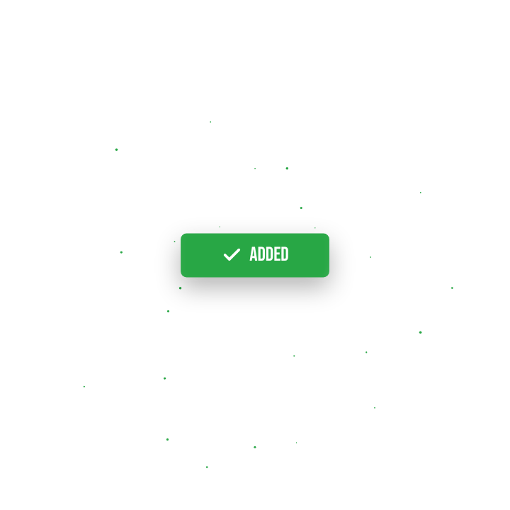 Morphing Cart Action Button with Particle Burst