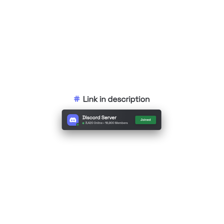 Animated Discord Server Invite Card