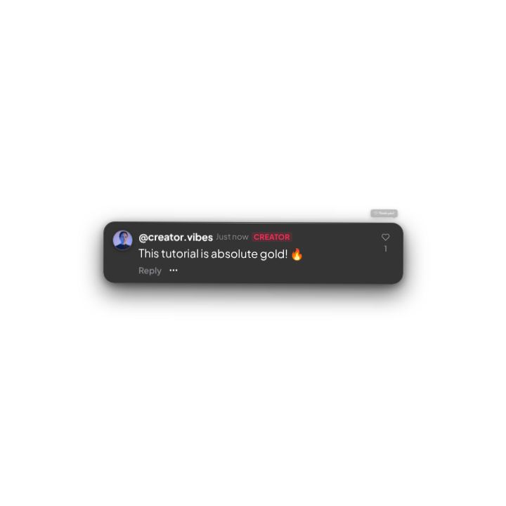 Tiktok Comments Animation Editable Video Template